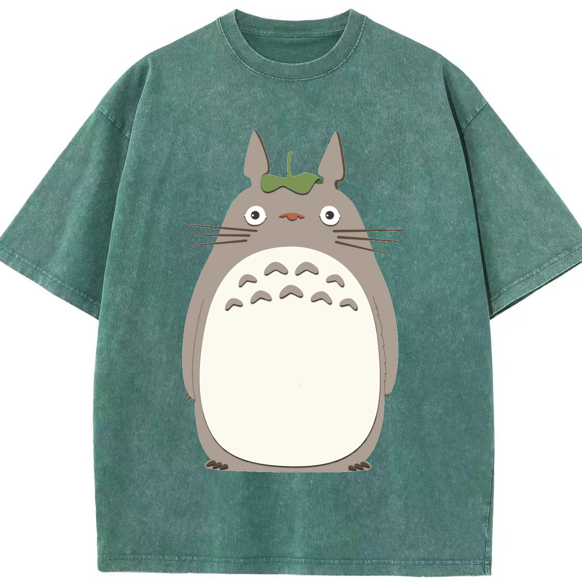（画像用） となりのトトロ 草壁メイ 草壁サツキ My Neighbor Totoro Satsuki Kusakabe Mei Kusakabe 綿100% ヴィンテージ風 半袖Tシャツ（フロントプリント）